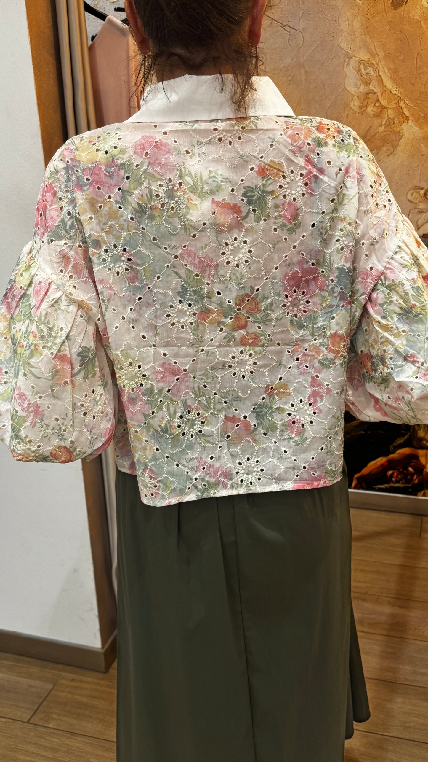 CAMICIA MACRAMÈ