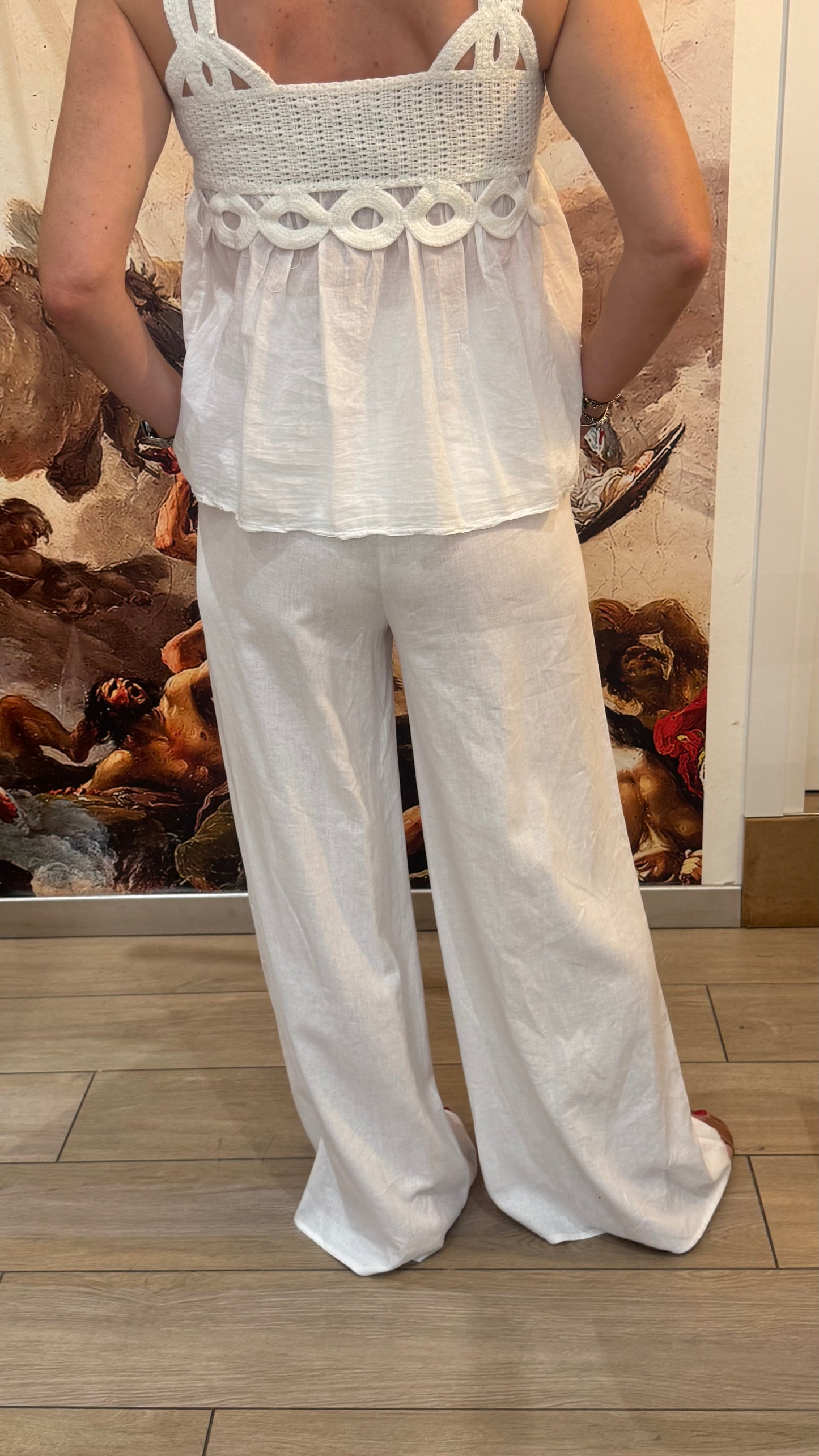 PANTA IN LINO