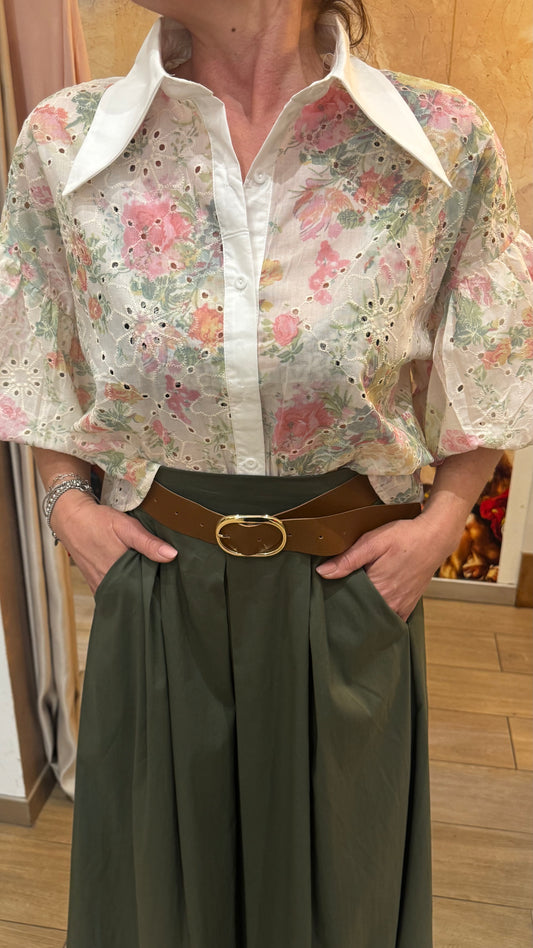 CAMICIA MACRAMÈ