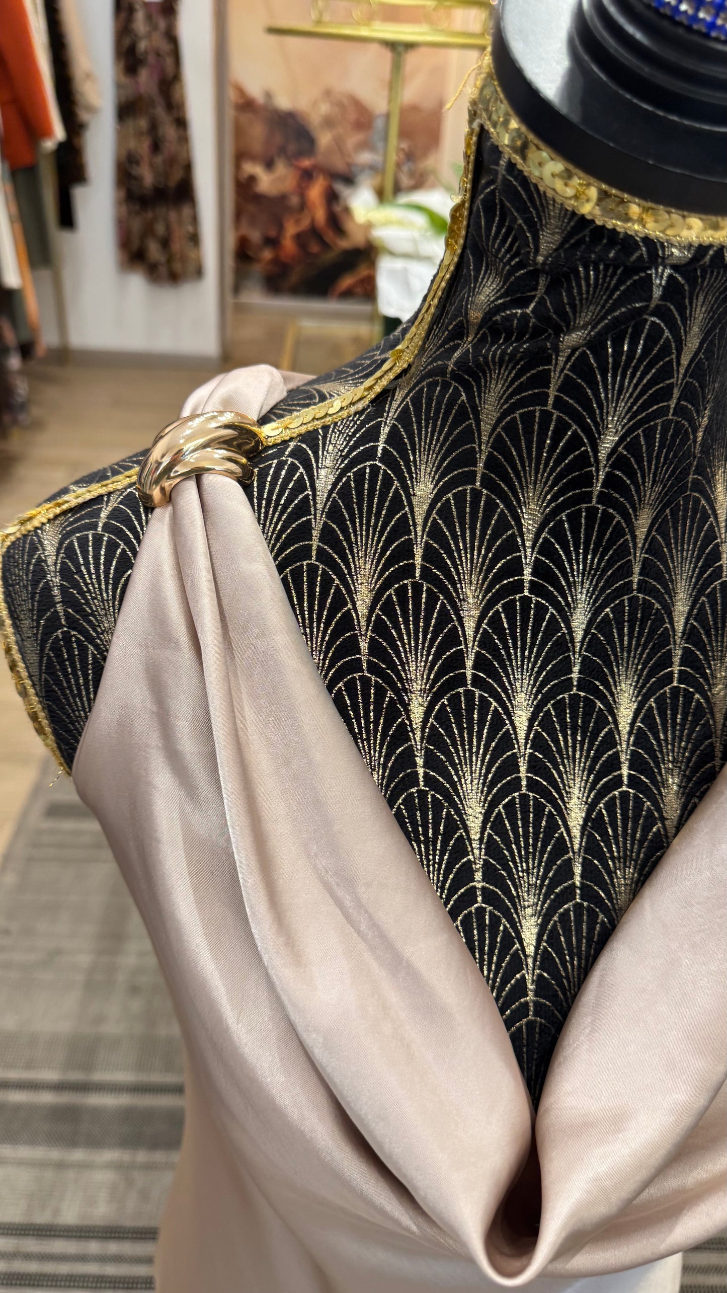 ABITO SATIN CHAMPAGNE