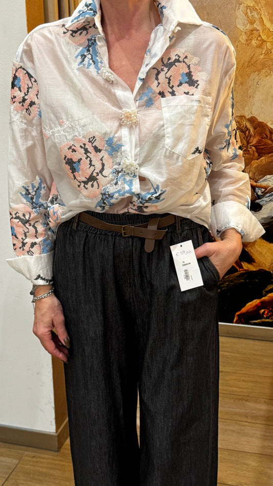 CAMICIA RICAMO