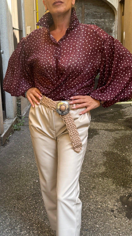 CAMICIA MANICA A SBUFFO