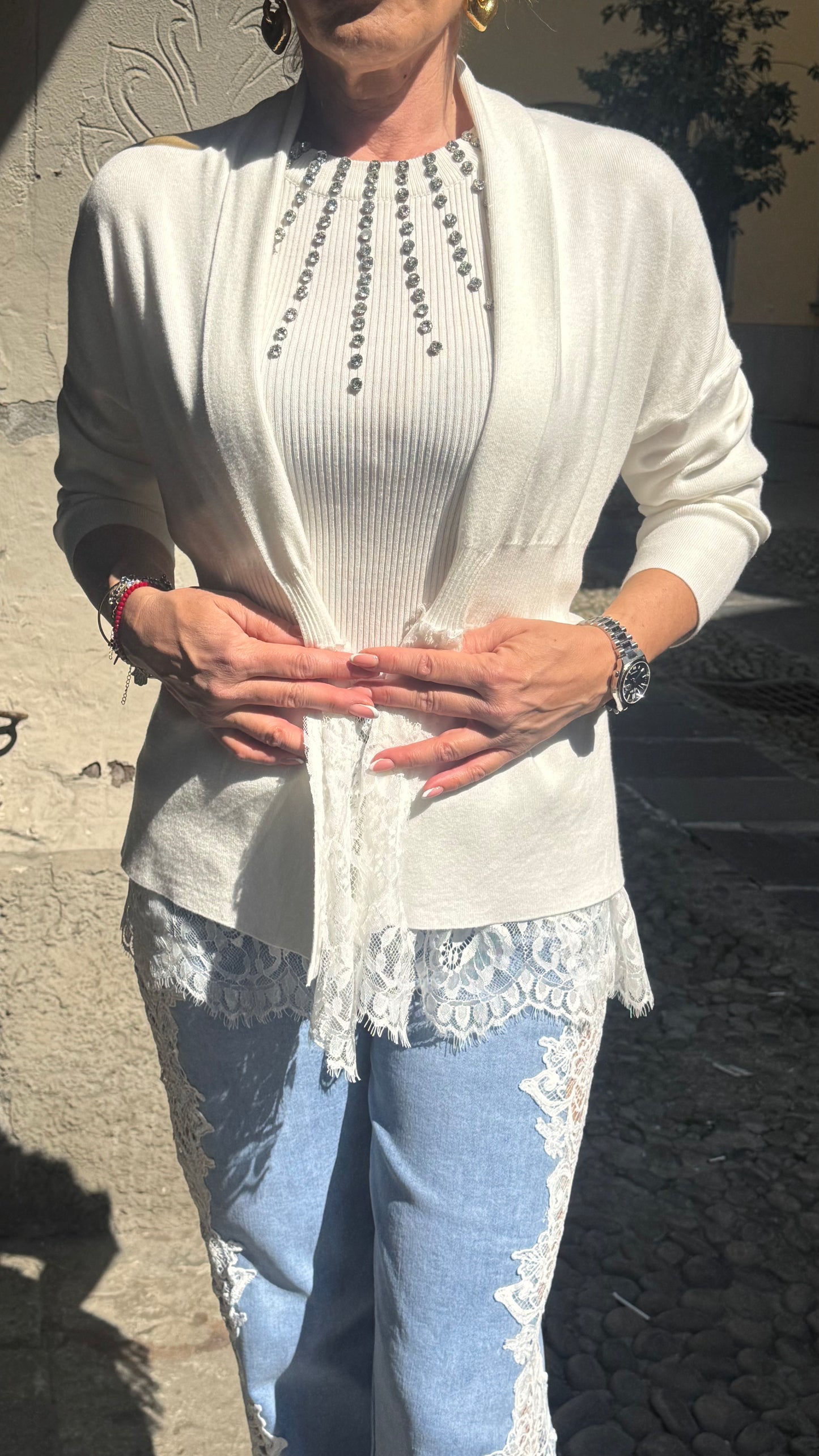 CÁRDIGAN MACRAMÉ