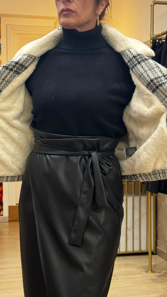 MAXI GIACCA PELOSA🩶