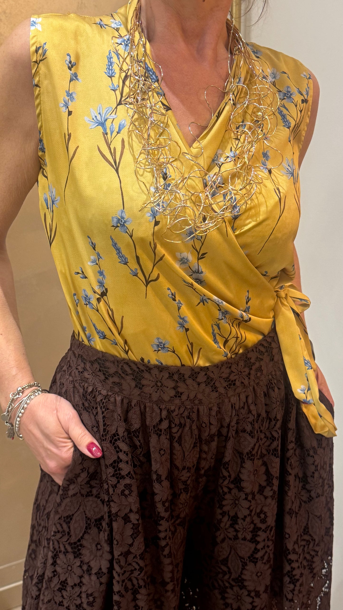 BLUSA SATIN