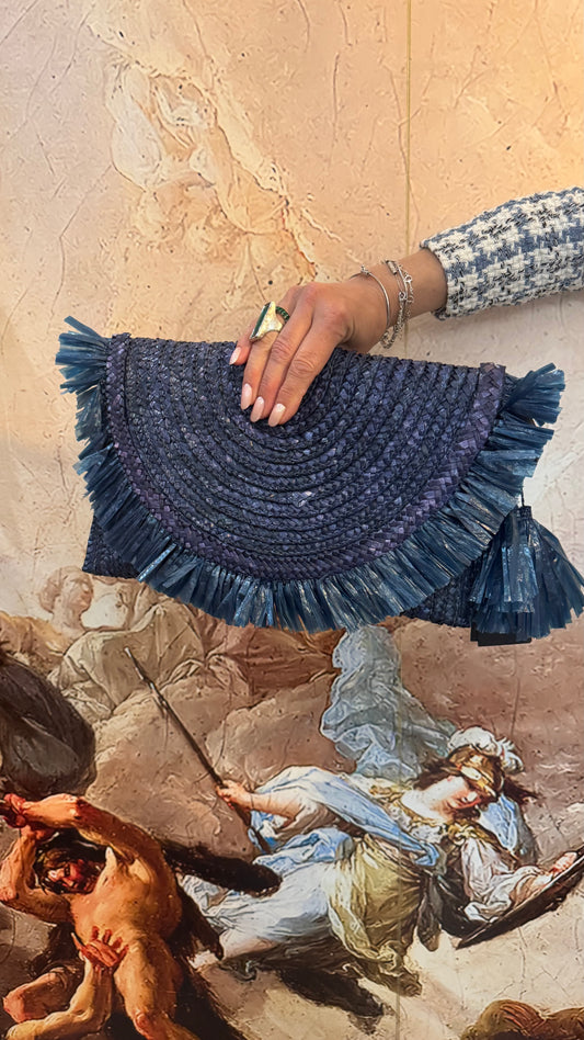 POCHETTE IN RAFFIA